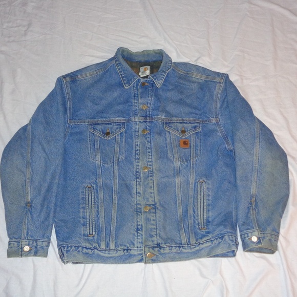 carhartt jean jacket blanket lined